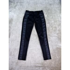 Venus Leggings Black Gray Spandex Nylon Blend Womens Small Stretch B609